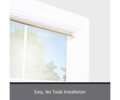 Kenney Fast Fit 4-Piece 7/16" Adjustable Tension Curtain Rod Set, (28"-48") -DHP Sales Store 810679604 A0 06