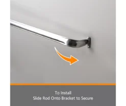 Kenney Fast Fit 2-Piece Adjustable Tension Curtain Rod Set, (28"-48") -DHP Sales Store 810679607 A0 05