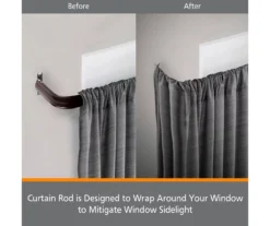 Kenney Fast Fit 2-Piece Adjustable Tension Curtain Rod Set, (28"-48") -DHP Sales Store 810679608 A0 03