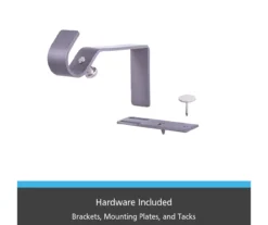 Kenney Vance Fast Fit 5/8" Adjustable Curtain Rod 35 Kenney Vance Fast Fit 5/8" Adjustable Curtain Rod -DHP Sales Store 810679622 A0 04