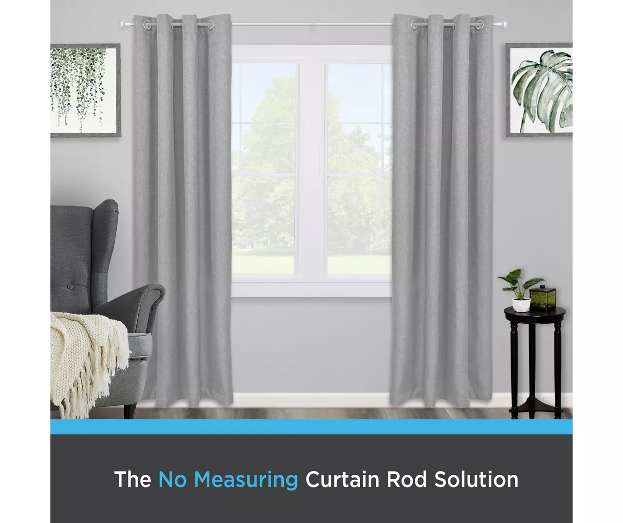 Kenney Vance Fast Fit 5/8" Adjustable Curtain Rod 21 Kenney Vance Fast Fit 5/8" Adjustable Curtain Rod - Image 19