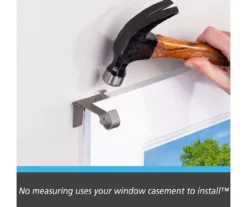 Kenney Vance Fast Fit 5/8" Adjustable Curtain Rod 25 Kenney Vance Fast Fit 5/8" Adjustable Curtain Rod -DHP Sales Store 810679623 A0 03