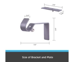 Kenney Vance Fast Fit 5/8" Adjustable Curtain Rod 32 Kenney Vance Fast Fit 5/8" Adjustable Curtain Rod -DHP Sales Store 810679623 A0 10