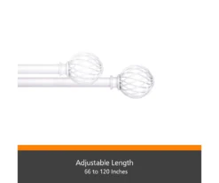 Kenney Swindell Fast Fit 5/8" Adjustable Curtain Rod -DHP Sales Store 810679628 A0 04