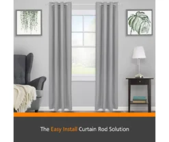 Kenney Swindell Fast Fit 5/8" Adjustable Curtain Rod -DHP Sales Store 810679629 A0 02