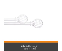 Kenney Swindell Fast Fit 5/8" Adjustable Curtain Rod -DHP Sales Store 810679629 A0 04