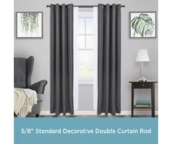 Kenney Wakefield Adjustable Double Curtain Rod -DHP Sales Store 810679631 A0 02