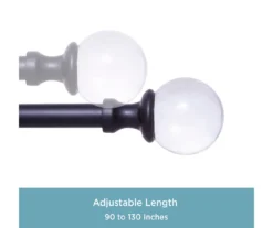 Kenney Finley 5/8" Adjustable Curtain Rod 30 Kenney Finley 5/8" Adjustable Curtain Rod -DHP Sales Store 810679632 A0 04