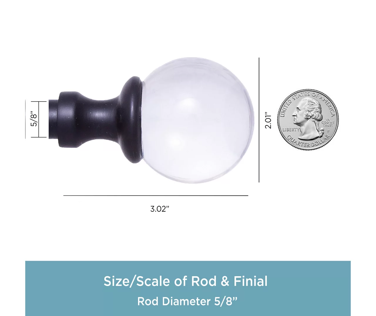 Kenney Finley 5/8" Adjustable Curtain Rod 7 Kenney Finley 5/8" Adjustable Curtain Rod - Image 5