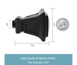 Kenney Seville 5/8" Adjustable Curtain Rod -DHP Sales Store 810679641 A0 03