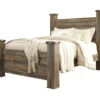 Signature Design By Ashley Trinell Queen Poster Bed -DHP Sales Store combo780017