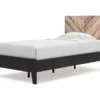 Signature Design By Ashley Piperton Black Twin Panel Platform Bed -DHP Sales Store combo790005