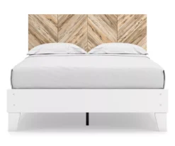 Signature Design By Ashley Piperton White Full Panel Platform Bed -DHP Sales Store combo790012 1