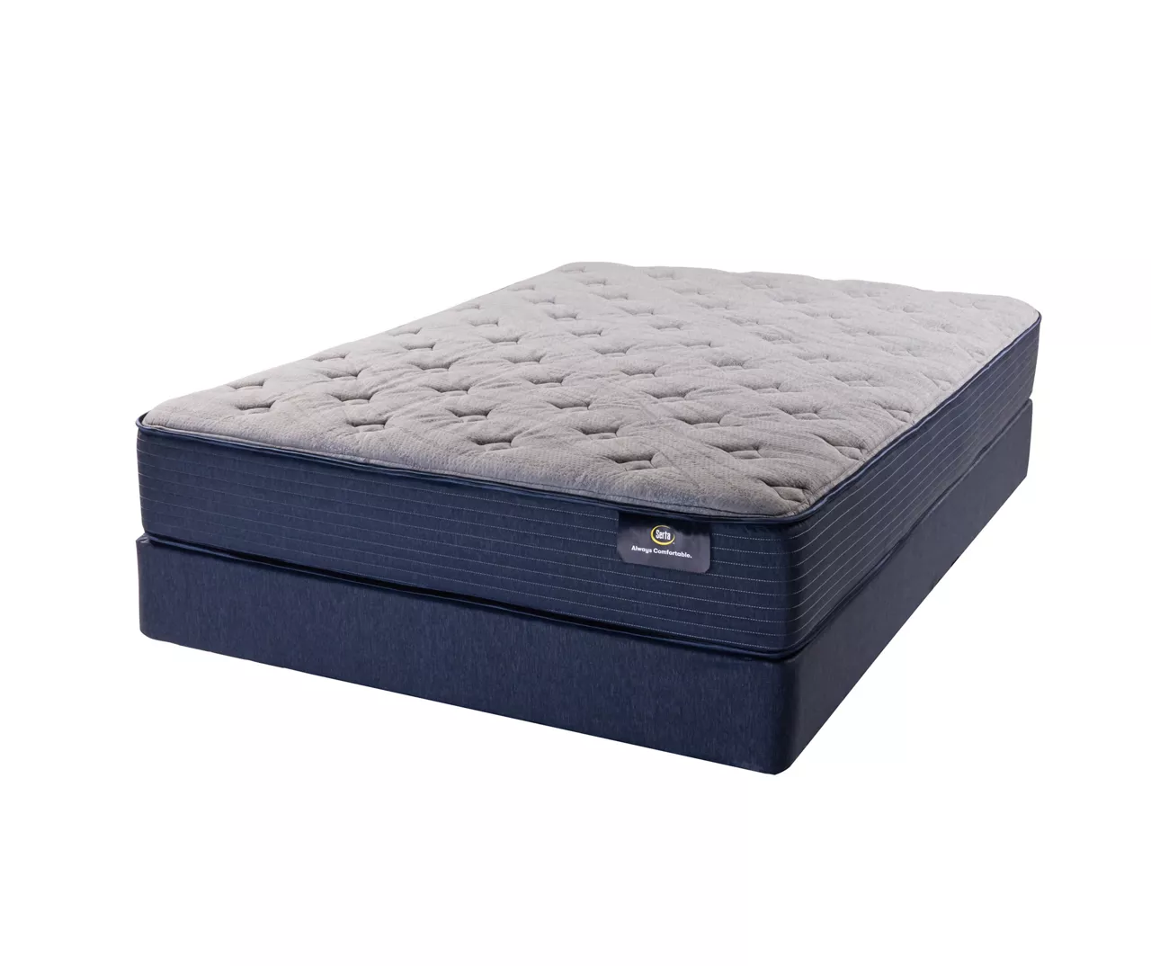 Serta Danielsville King Plush Mattress & Box Spring Set 3 Serta Danielsville King Plush Mattress & Box Spring Set