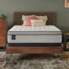 Sealy Dean Queen Euro Pillow Top Mattress & Low Profile Box Spring Set -DHP Sales Store combo830032 1