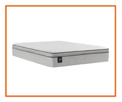 Sealy Dean Queen Euro Pillow Top Mattress & Low Profile Box Spring Set -DHP Sales Store combo830032 4