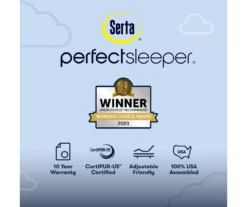 Serta Perfect Sleeper Oasis Sleep 14.5" Twin XL Medium Pillow Top Mattress & Box Spring Set -DHP Sales Store combo980003 10