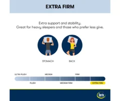 Serta Perfect Sleeper Oasis Sleep 12" Twin Extra Firm Mattress & Low Profile Box Spring Set -DHP Sales Store combo980026 10