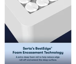 Serta Perfect Sleeper Pacific Peace Hybrid 12" Twin Firm Mattress & Low Profile Box Spring Set -DHP Sales Store combo980038 5