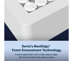 Serta Perfect Sleeper Pacific Peace Hybrid 12" Twin XL Firm Mattress & Box Spring Set -DHP Sales Store combo980039 7