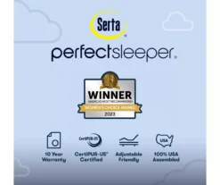 Serta Perfect Sleeper Pacific Peace Hybrid 12" King Firm Mattress & Box Spring Set -DHP Sales Store combo980045 7