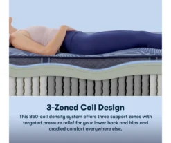 Serta Perfect Sleeper Pacific Peace Hybrid 12" California King Firm Mattress & Box Spring Set -DHP Sales Store combo980047 4