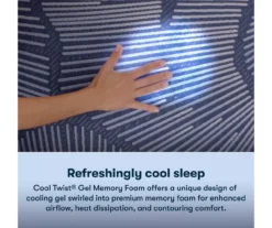 Serta Perfect Sleeper Pacific Peace Hybrid 12" Twin Medium Mattress & Box Spring Set -DHP Sales Store combo980049 3