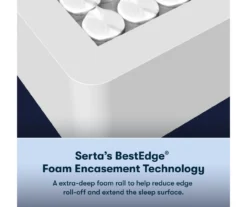 Serta Perfect Sleeper Pacific Peace Hybrid 12" Twin Medium Mattress & Box Spring Set -DHP Sales Store combo980049 4