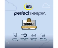 Serta Perfect Sleeper Pacific Peace Hybrid 12" Queen Medium Mattress & Box Spring Set 24 Serta Perfect Sleeper Pacific Peace Hybrid 12" Queen Medium Mattress & Box Spring Set -DHP Sales Store combo980055 10