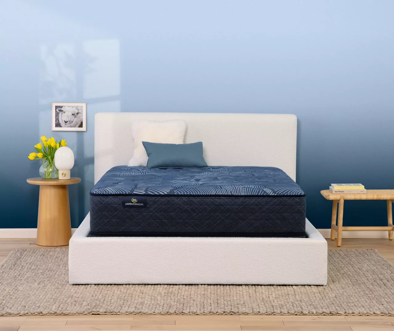Serta Perfect Sleeper Oasis Sleep 13.25" Queen Plush Mattress & Box Spring Set 4 Serta Perfect Sleeper Oasis Sleep 13.25" Queen Plush Mattress & Box Spring Set - Image 2