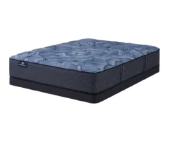 Serta Perfect Sleeper Oasis Sleep 13.25" King Plush Mattress & Low Profile Box Spring Set