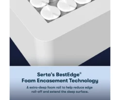 Serta Perfect Sleeper Radiant Rest Hybrid 14" Queen Firm Mattress & Low Profile Box Spring Set -DHP Sales Store combo980092 5