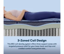 Serta Perfect Sleeper Radiant Rest Hybrid 14" Queen Firm Mattress & Low Profile Box Spring Set -DHP Sales Store combo980092 7