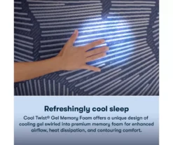 Serta Perfect Sleeper Radiant Rest Hybrid 14" California King Firm Mattress & Low Profile Box Spring Set -DHP Sales Store combo980096 3