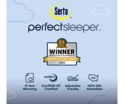 Serta Perfect Sleeper Oasis Sleep 15" Queen Plush Pillow Top Mattress & Box Spring Set -DHP Sales Store combo980103 10