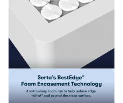 Serta Perfect Sleeper Oasis Sleep 15" King Plush Pillow Top Mattress & Low Profile Box Spring Set -DHP Sales Store combo980106 7