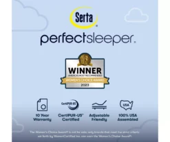 Serta Perfect Sleeper Nurture Night 14.5" Twin Plush Pillow Top Mattress & Low Profile Box Spring Set 24 Serta Perfect Sleeper Nurture Night 14.5" Twin Plush Pillow Top Mattress & Low Profile Box Spring Set -DHP Sales Store combo980122 10