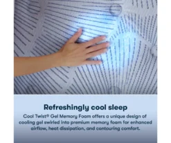 Serta Perfect Sleeper Nurture Night 13.5" Twin XL Medium Mattress & Low Profile Box Spring Set -DHP Sales Store combo980136 3