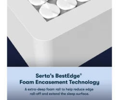 Serta Perfect Sleeper Nurture Night 13.5" Twin XL Medium Mattress & Low Profile Box Spring Set -DHP Sales Store combo980136 7