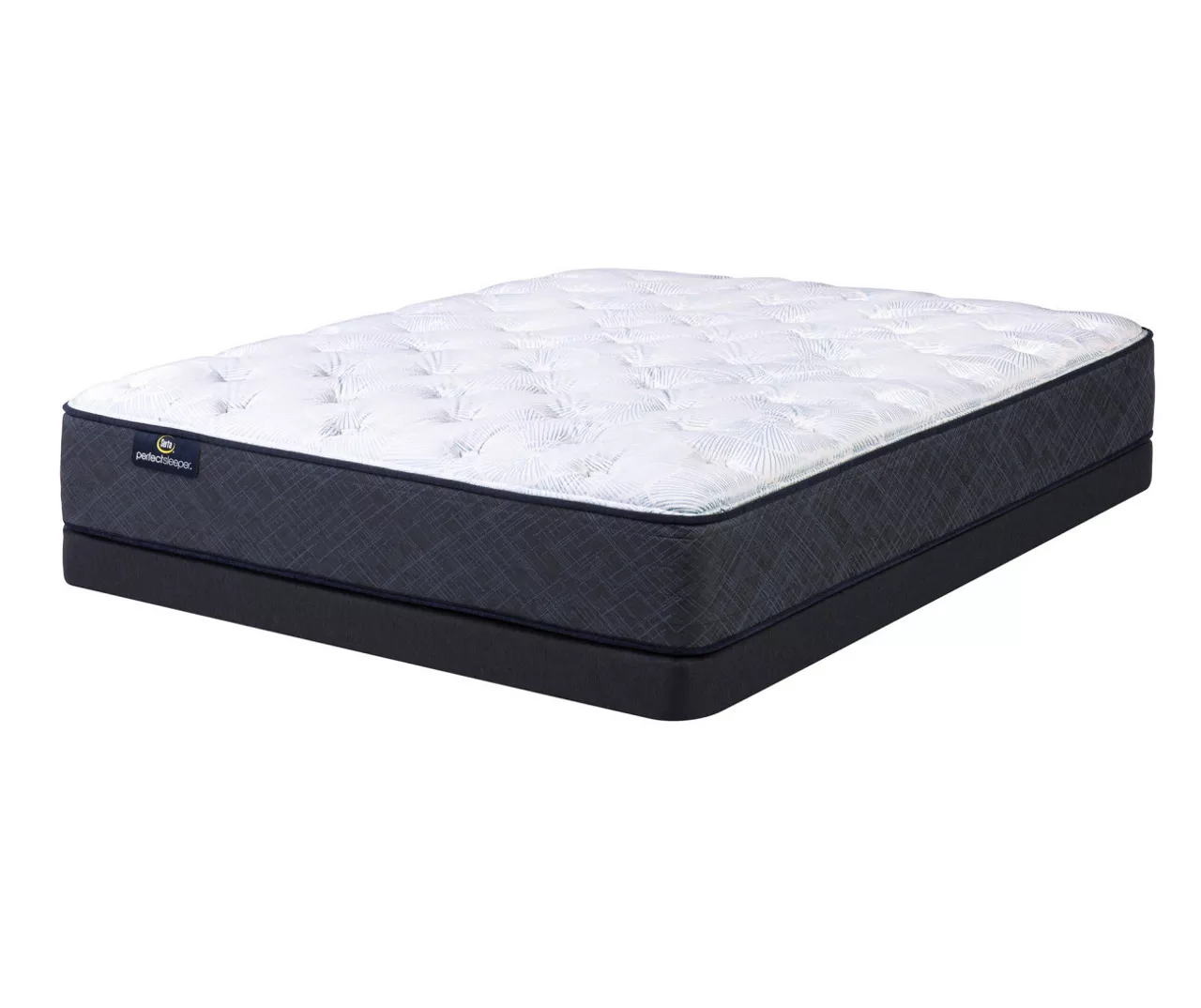 Serta Perfect Sleeper Midsummer Nights 10.5" Twin XL Plush Mattress & Low Profile Box Spring Set 3 Serta Perfect Sleeper Midsummer Nights 10.5" Twin XL Plush Mattress & Low Profile Box Spring Set