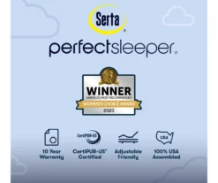 Serta Perfect Sleeper Midsummer Nights 11" Queen Plush Euro Top Mattress & Box Spring Set -DHP Sales Store combo980187 7