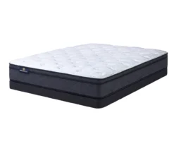 Serta Perfect Sleeper Midsummer Nights 11" King Plush Euro Top Mattress & Low Profile Box Spring Set